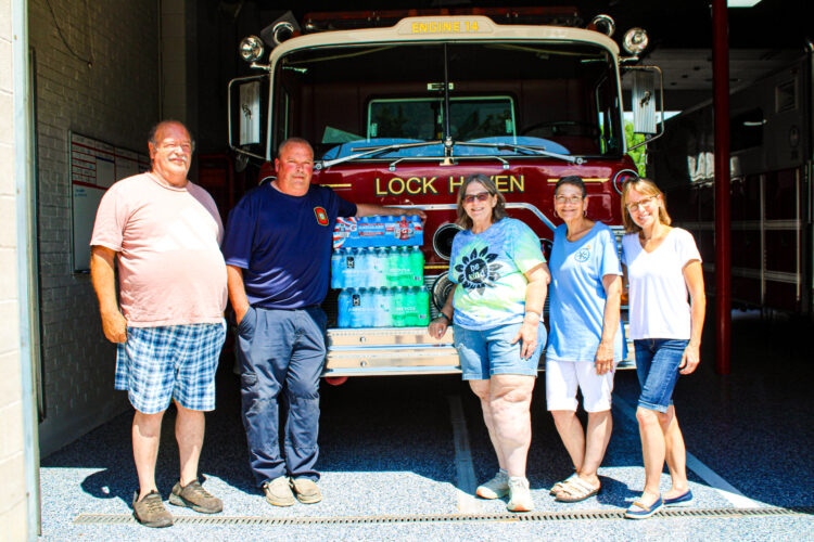 DLH Rotary donates water to first responders as heat wave hits